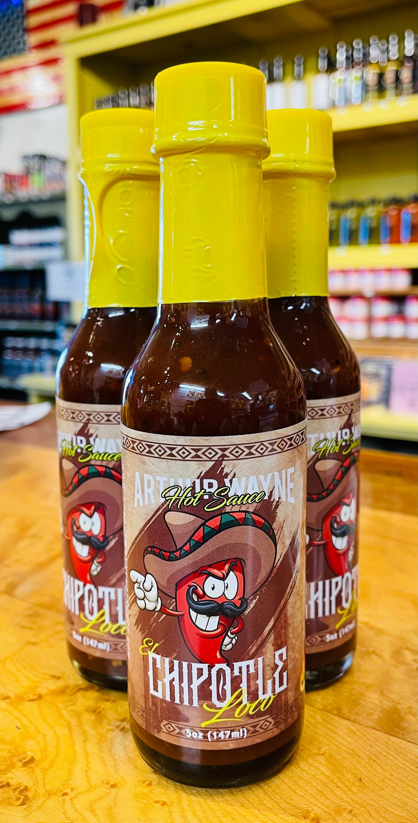 Arthur Wayne El Chipotle Loco Sauce 5oz