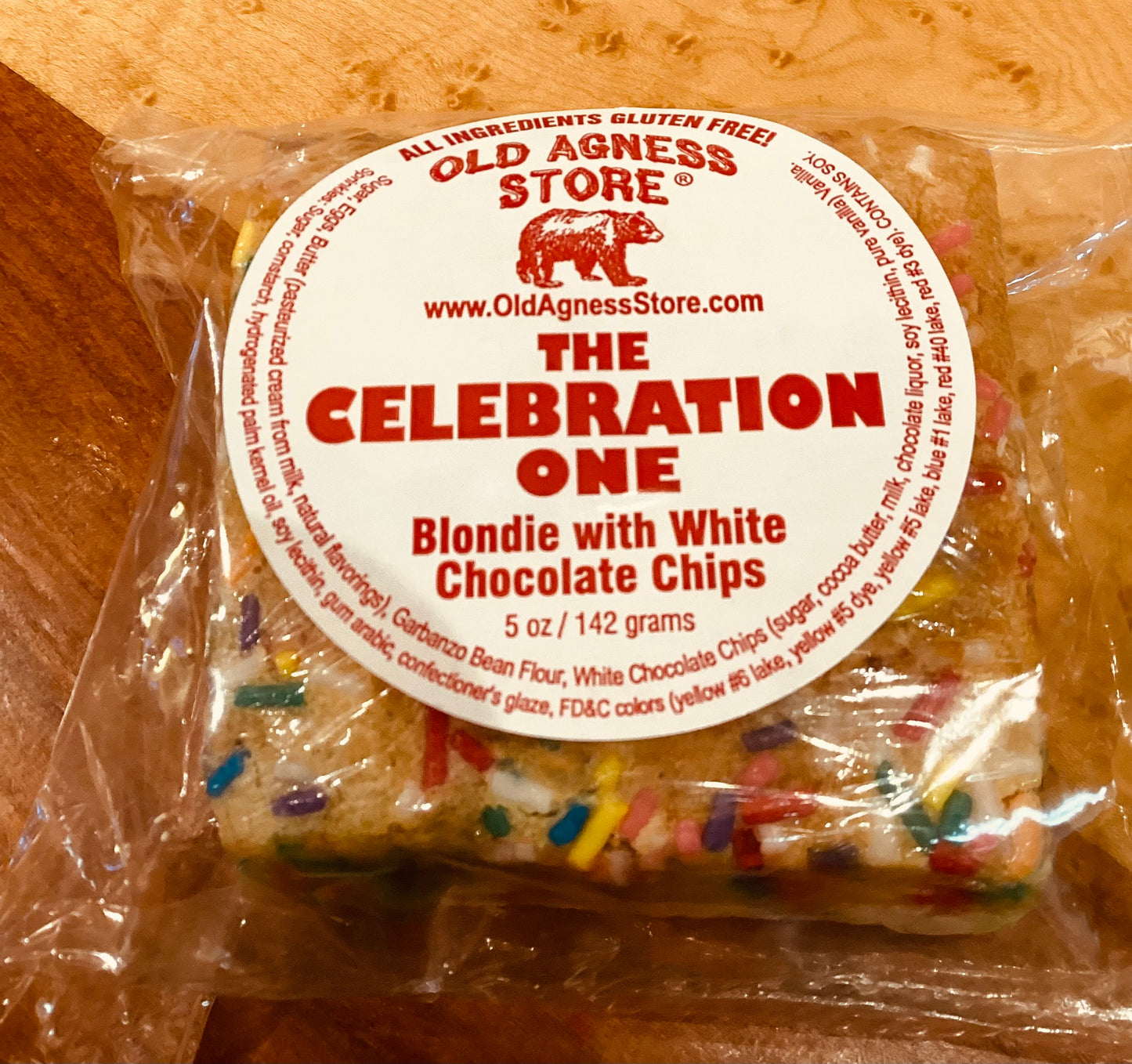 THE CELEBRATION ONE! VANILLA BLONDIE! 7oz