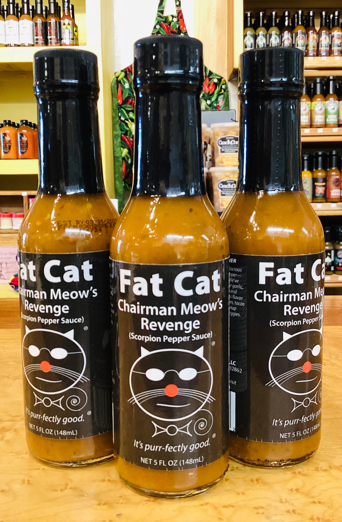 Fat Cat Chairman Meow’s Revenge Hot Sauce