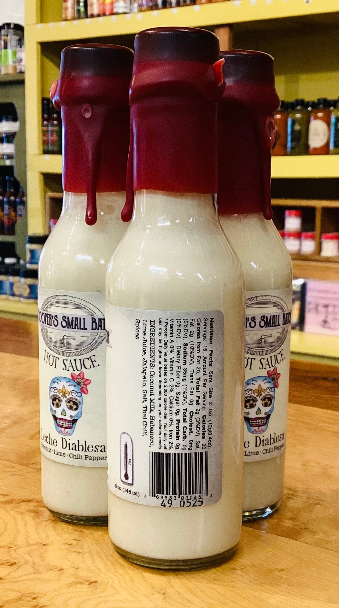 Cooper's Small Batch Leche Diablesa Hot Sauce 5oz