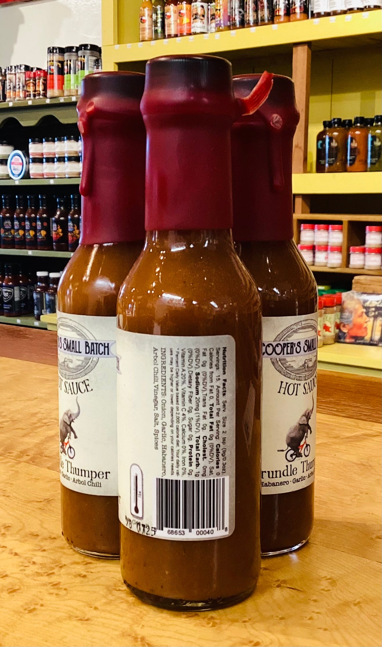 Cooper's Small Batch Grundle Thumper Hot Sauce 5oz