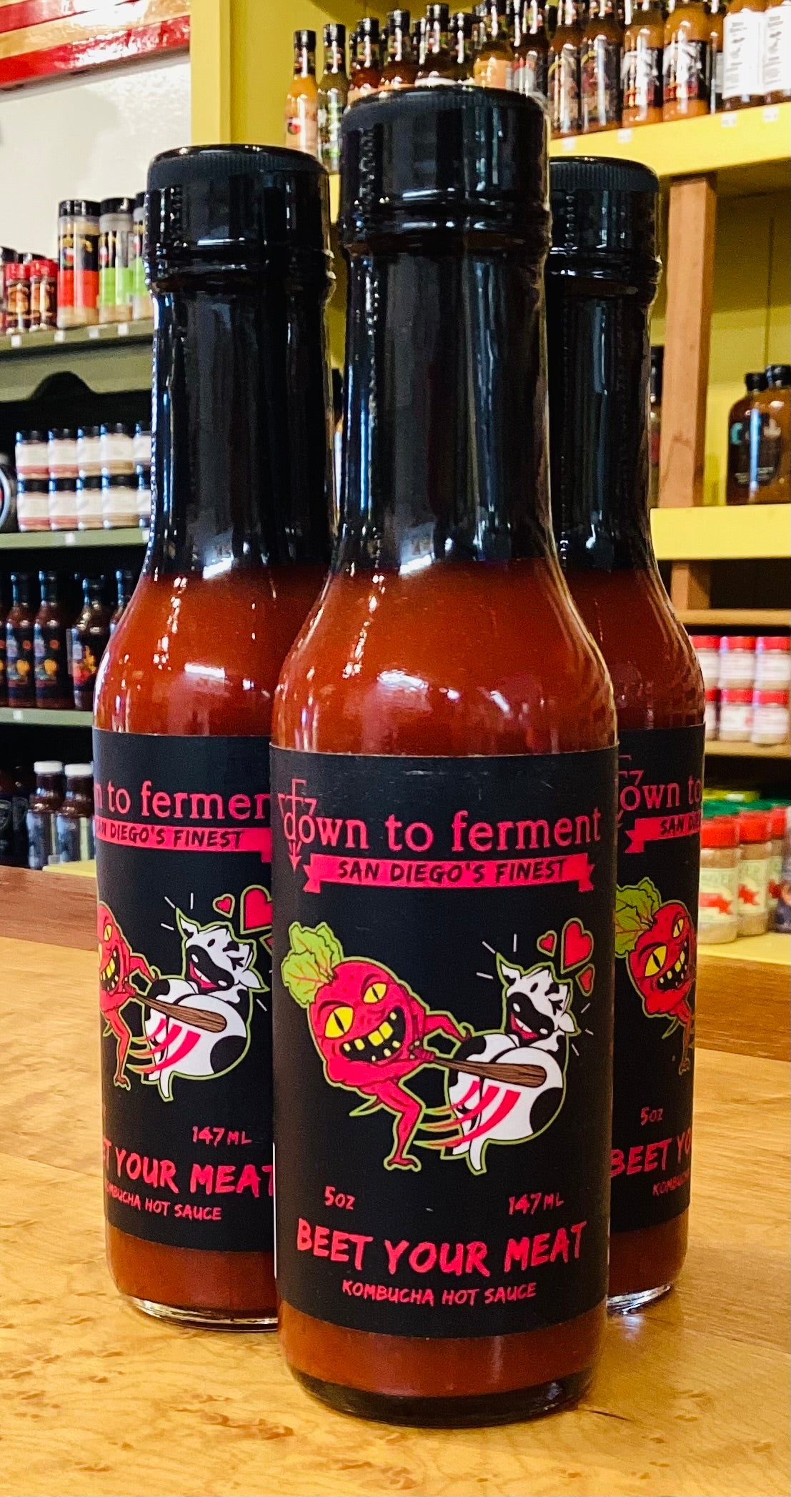 Down To Ferment Beet Your Meat Hot Sauce 5oz