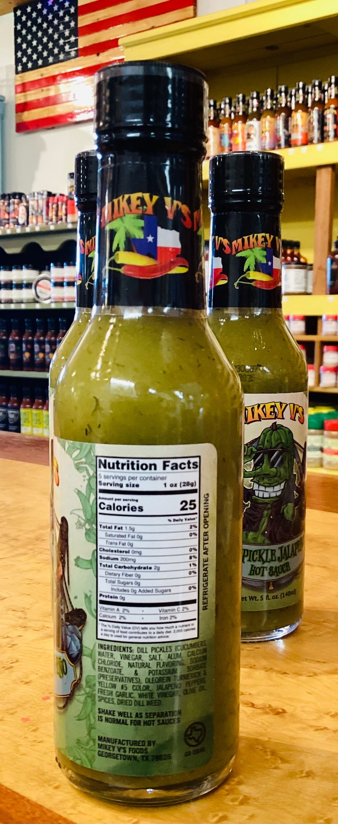 Mikey V's Dill Pickle Jalapeño Hot Sauce