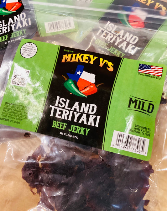 Mikey V's Island Teriyaki Beef Jerky