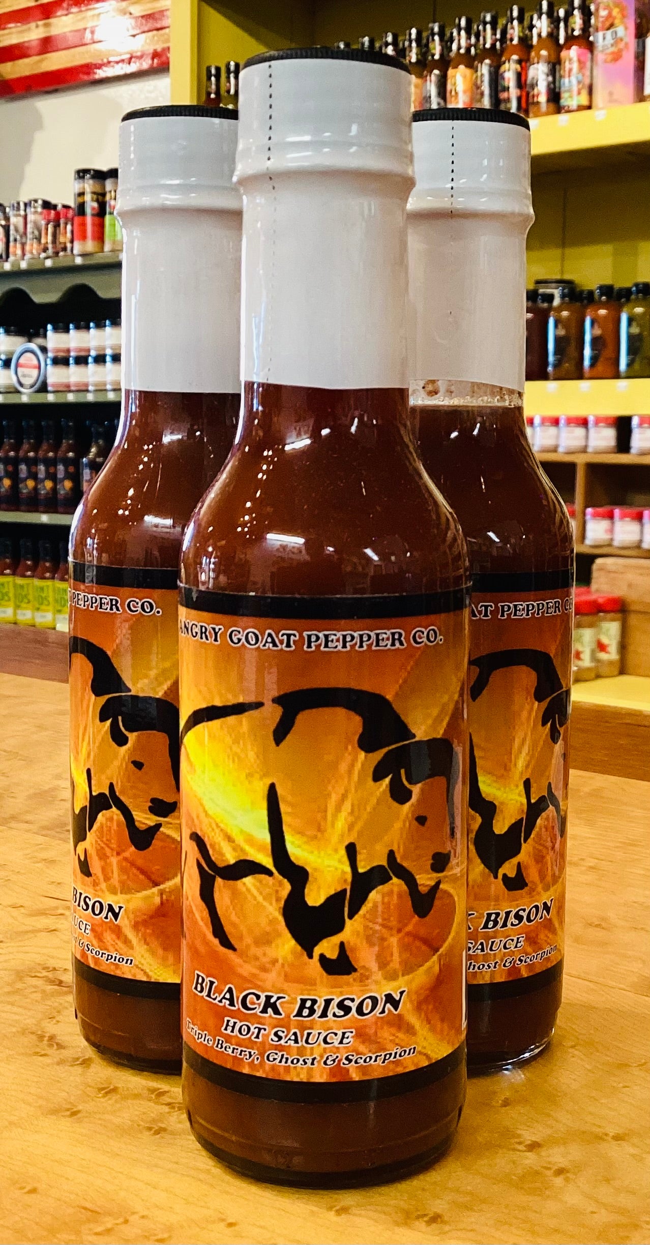 Angry Goat Pepper Co. Black Bison Hot Sauce