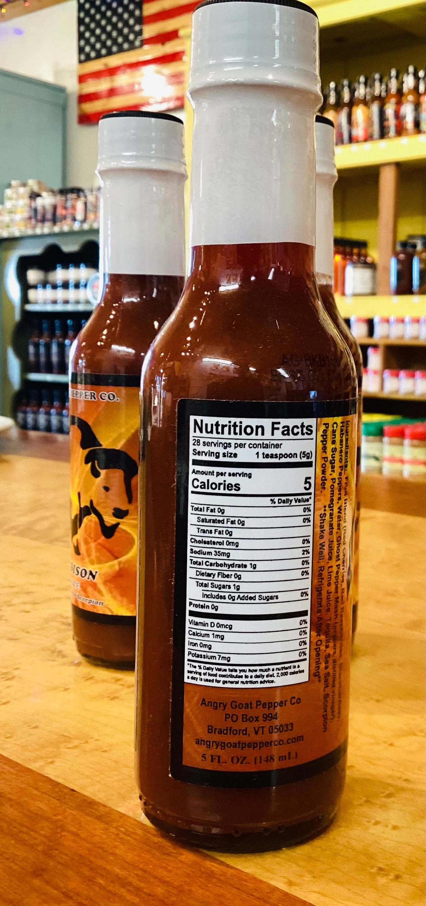 Angry Goat Pepper Co. Black Bison Hot Sauce