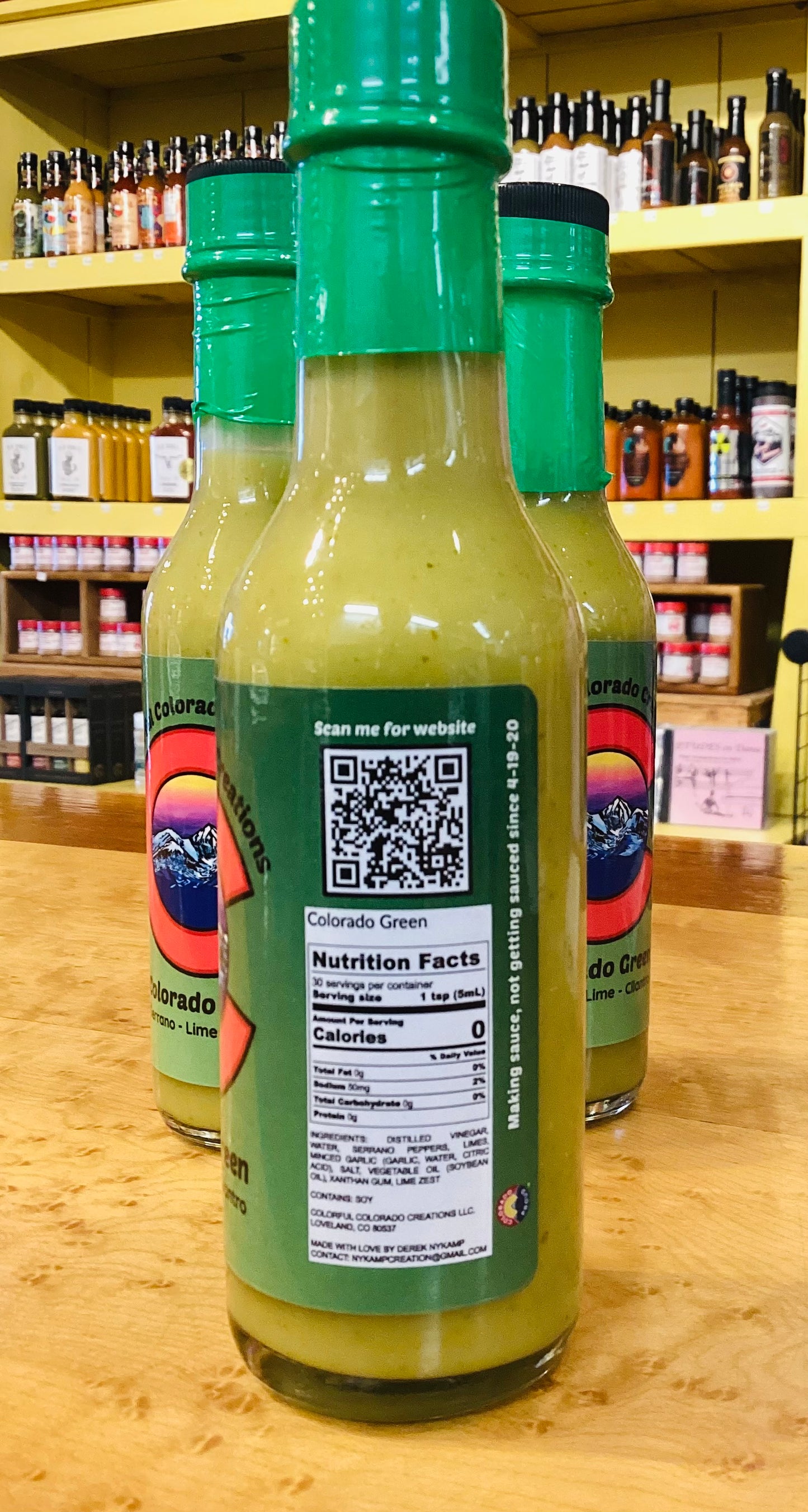 Colorful Colorado Creations Colorado Green Hot Sauce