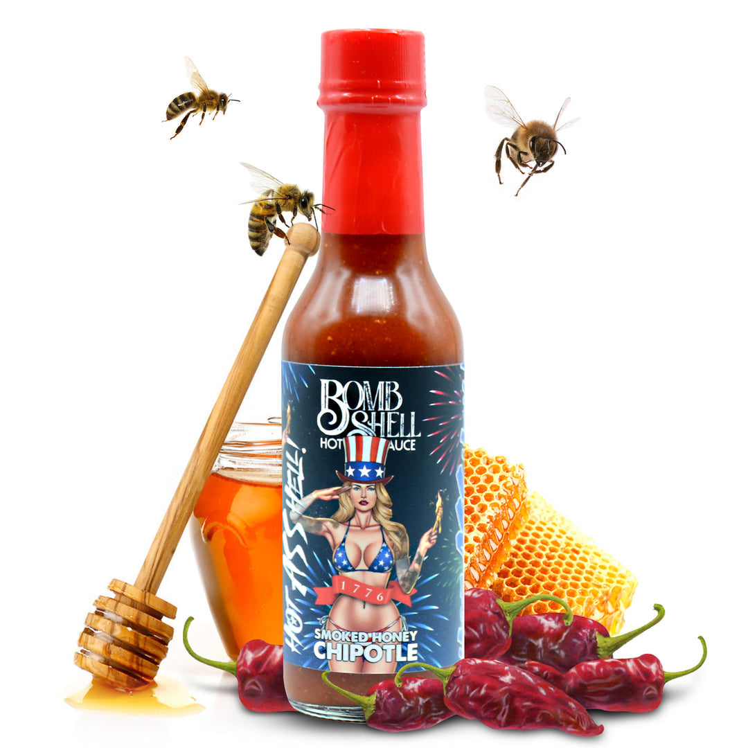 BOMBSHELL Hot Sauce Smoked Honey Chipotle 5oz.