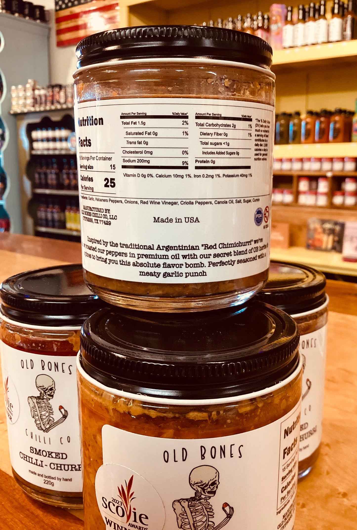 Old Bones Chili Co. Smoked  Chilli-Churri 220g