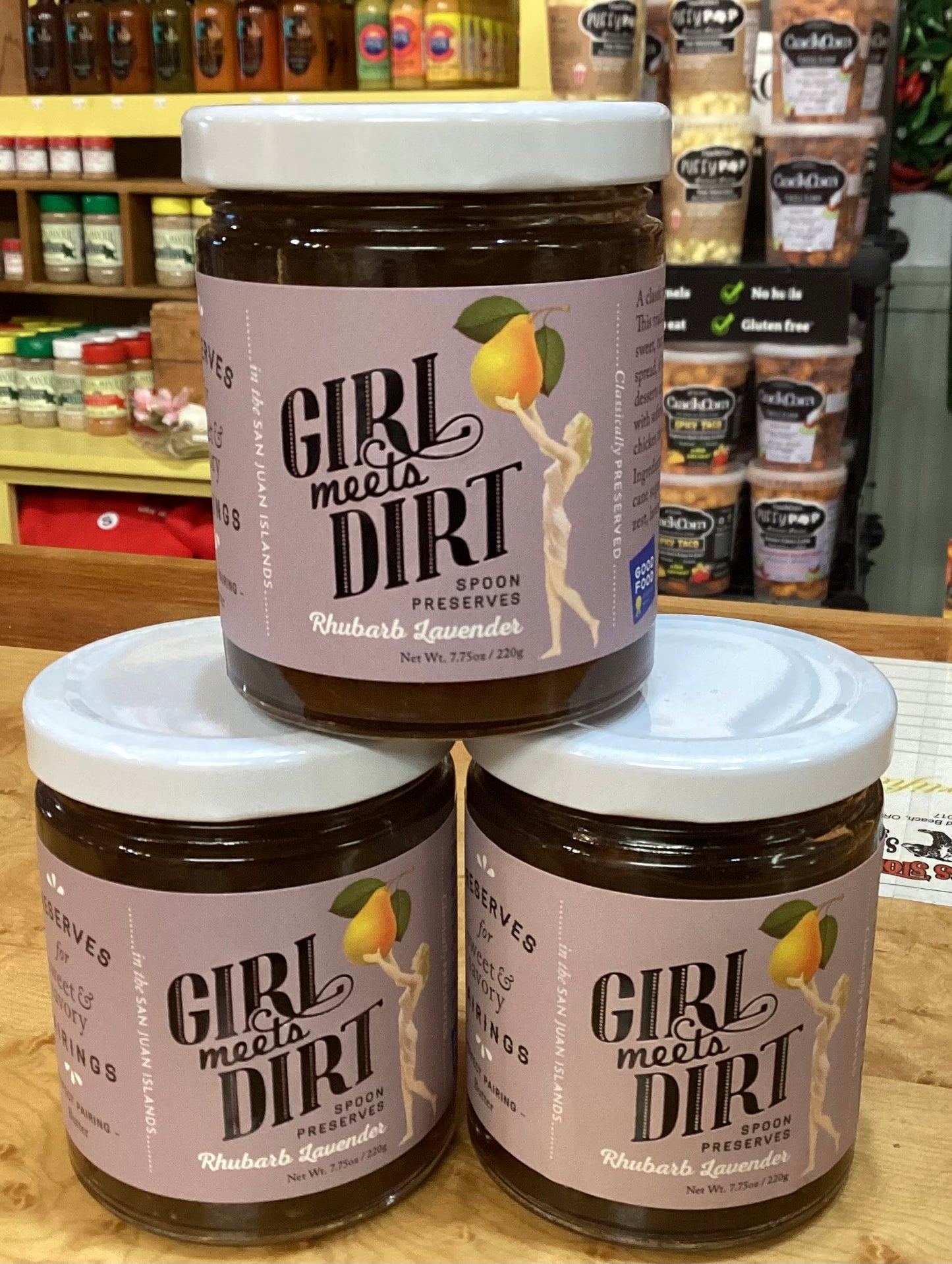 GIRL MEETS DIRT Rhubarb Lavender Spoon Preserves
