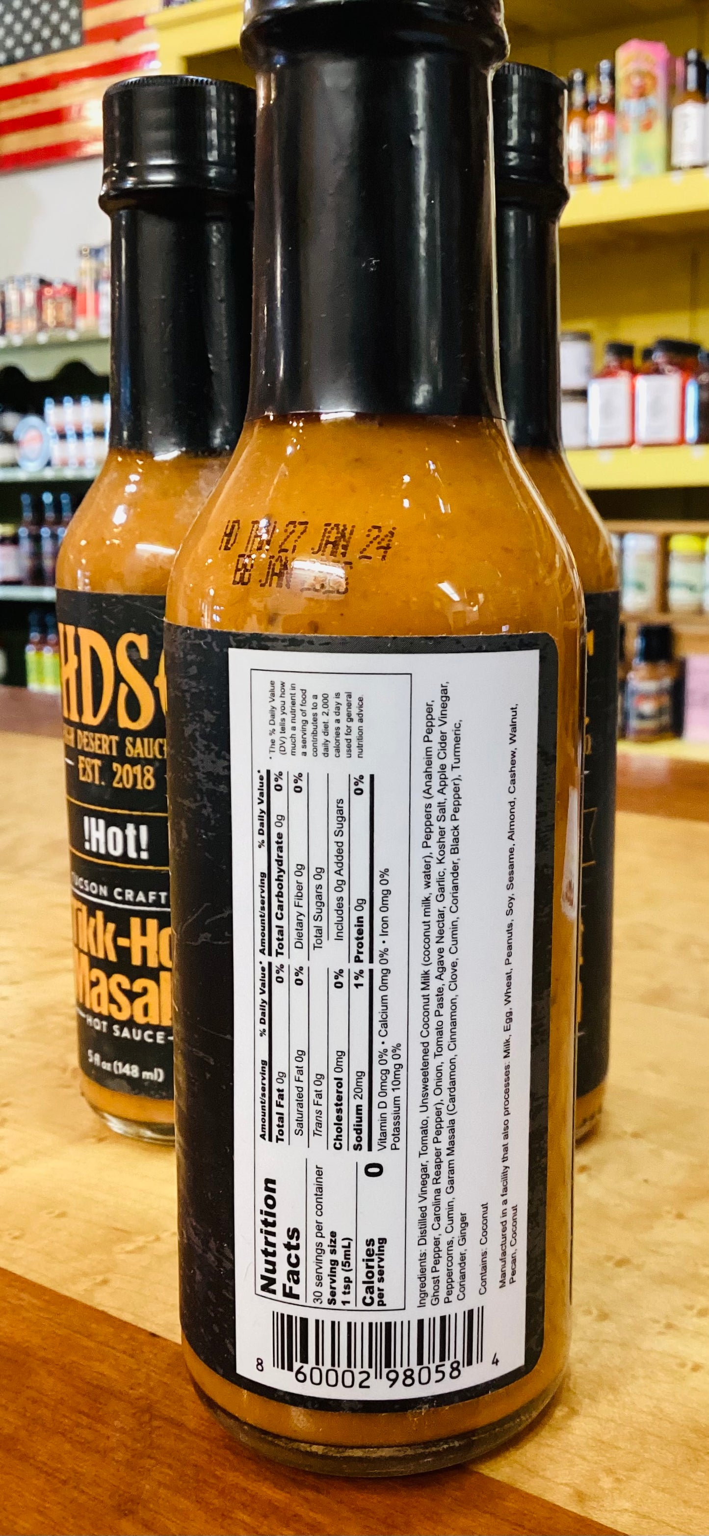 HIGH DESERT SAUCE CO. Tikk-HOT Masala