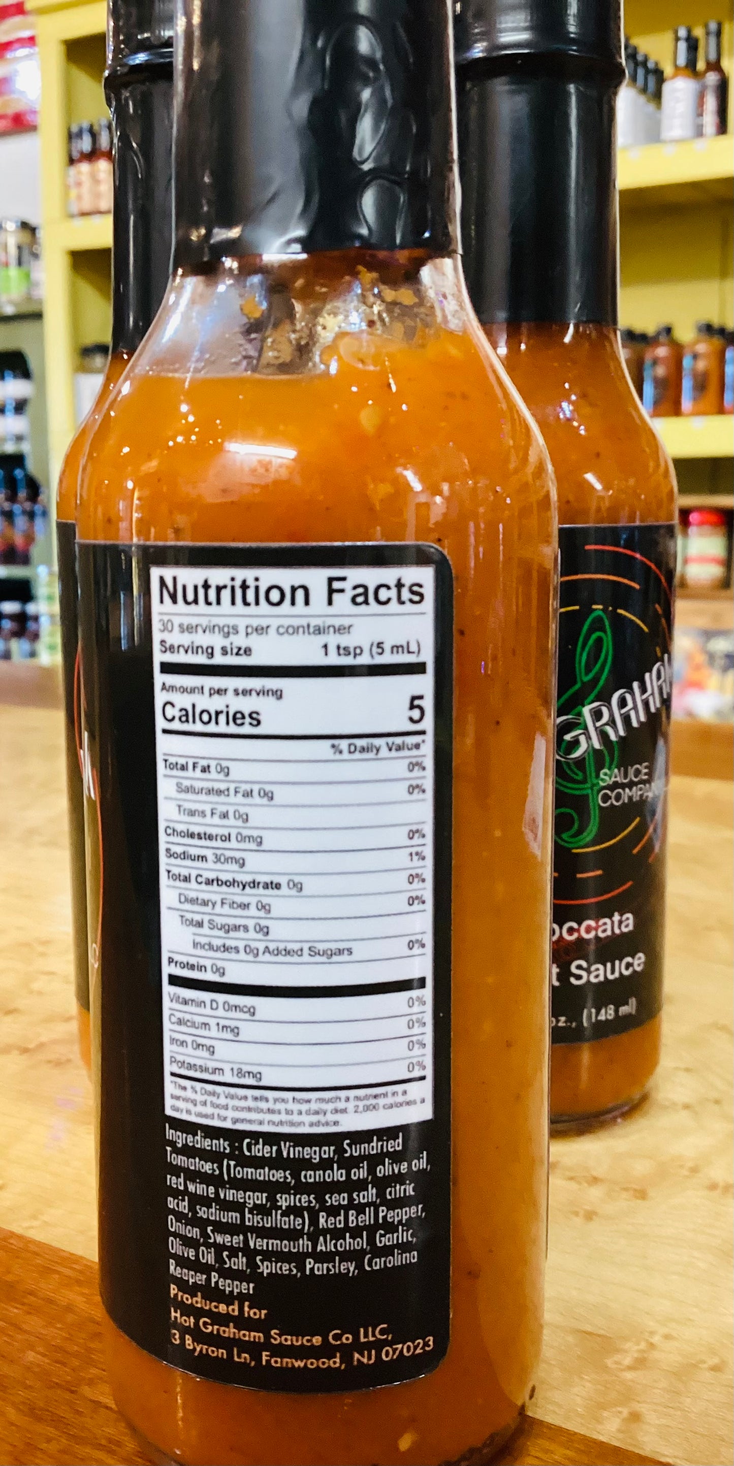 HOT GRAHAM Sauce co. Toccata Hot Sauce