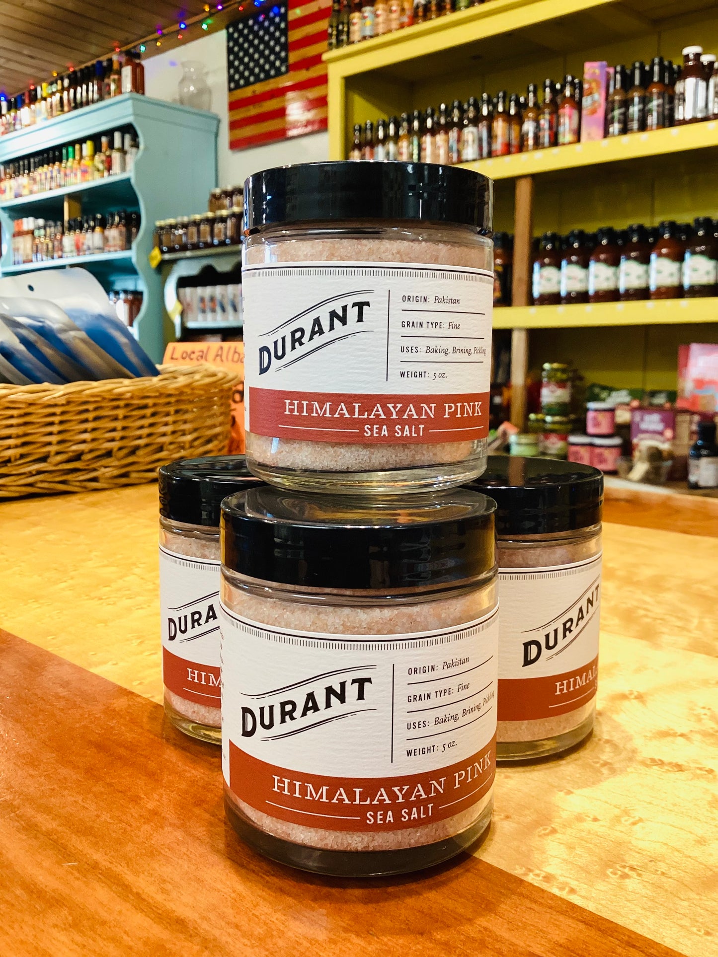 DURANT’S HIMALAYAN PINK SEA SALT 4 oz