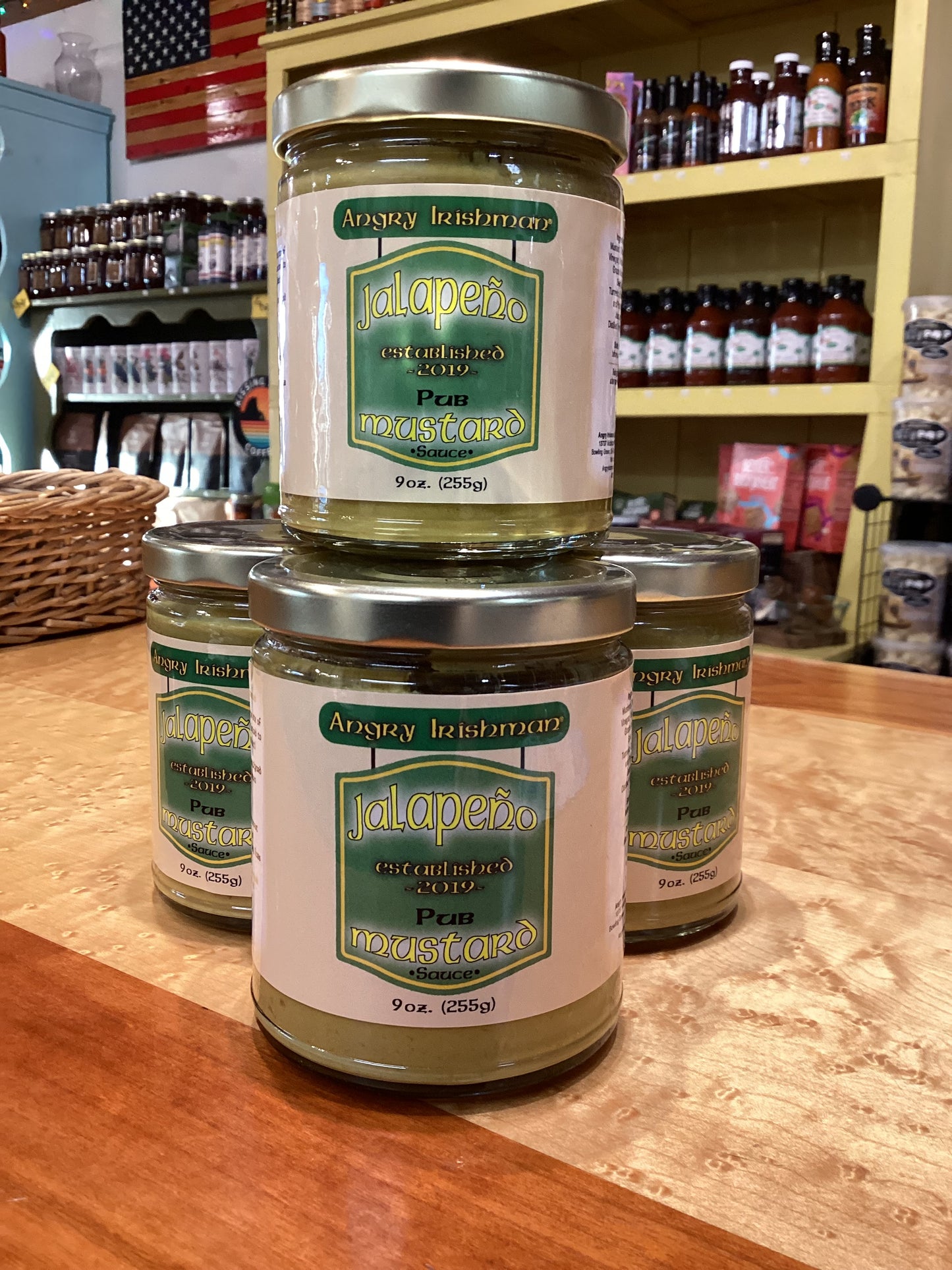 ANGRY IRISHMAN Jalapeño Pub Mustard