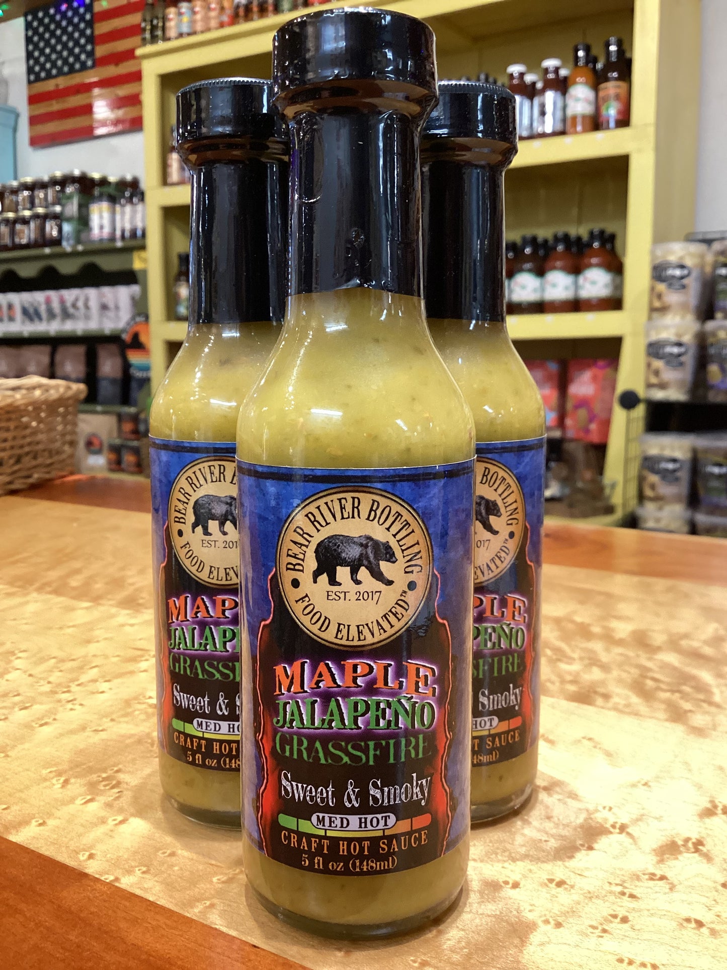 BEAR RIVER BOTTLING Maple Jalapeño Grassfire