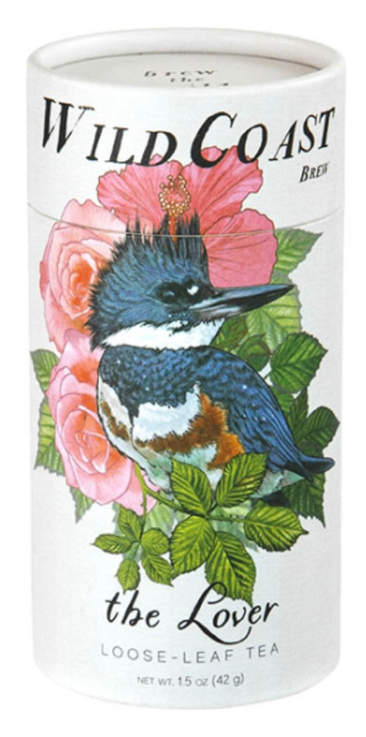 Wild Coast Brew's THE LOVER Loose Leaf Tea: 1.5 oz Canister