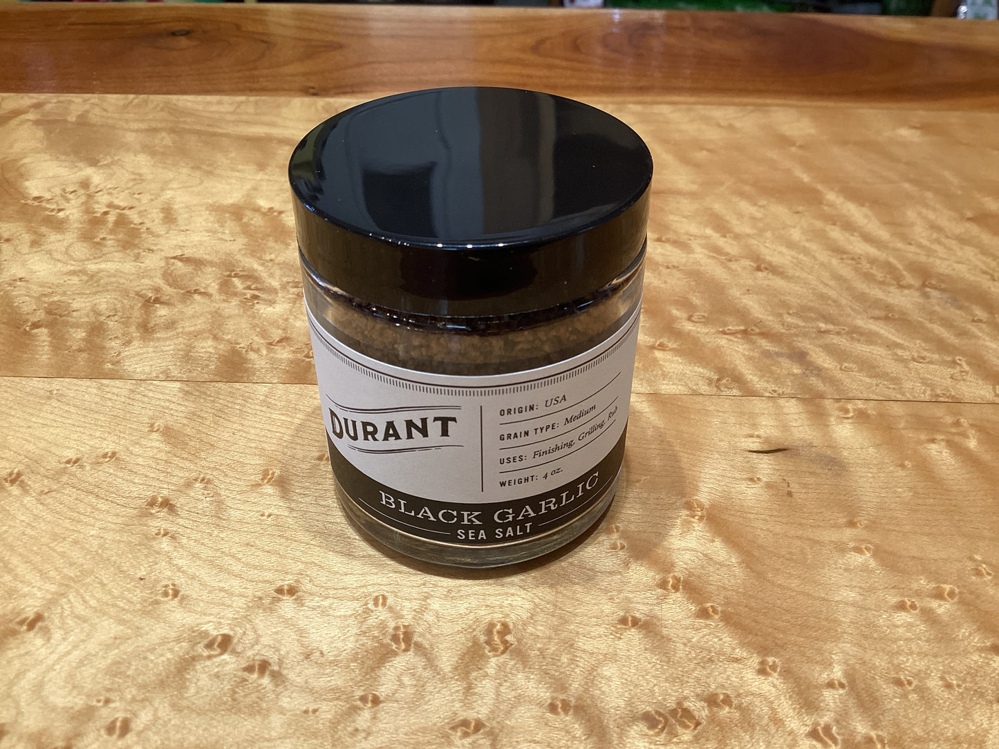 DURANT’S BLACK GARLIC SEA SALT 4 oz
