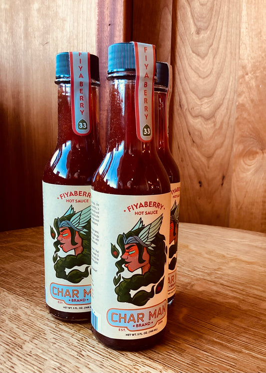 Char Man FIYABERRY Hot Sauce
