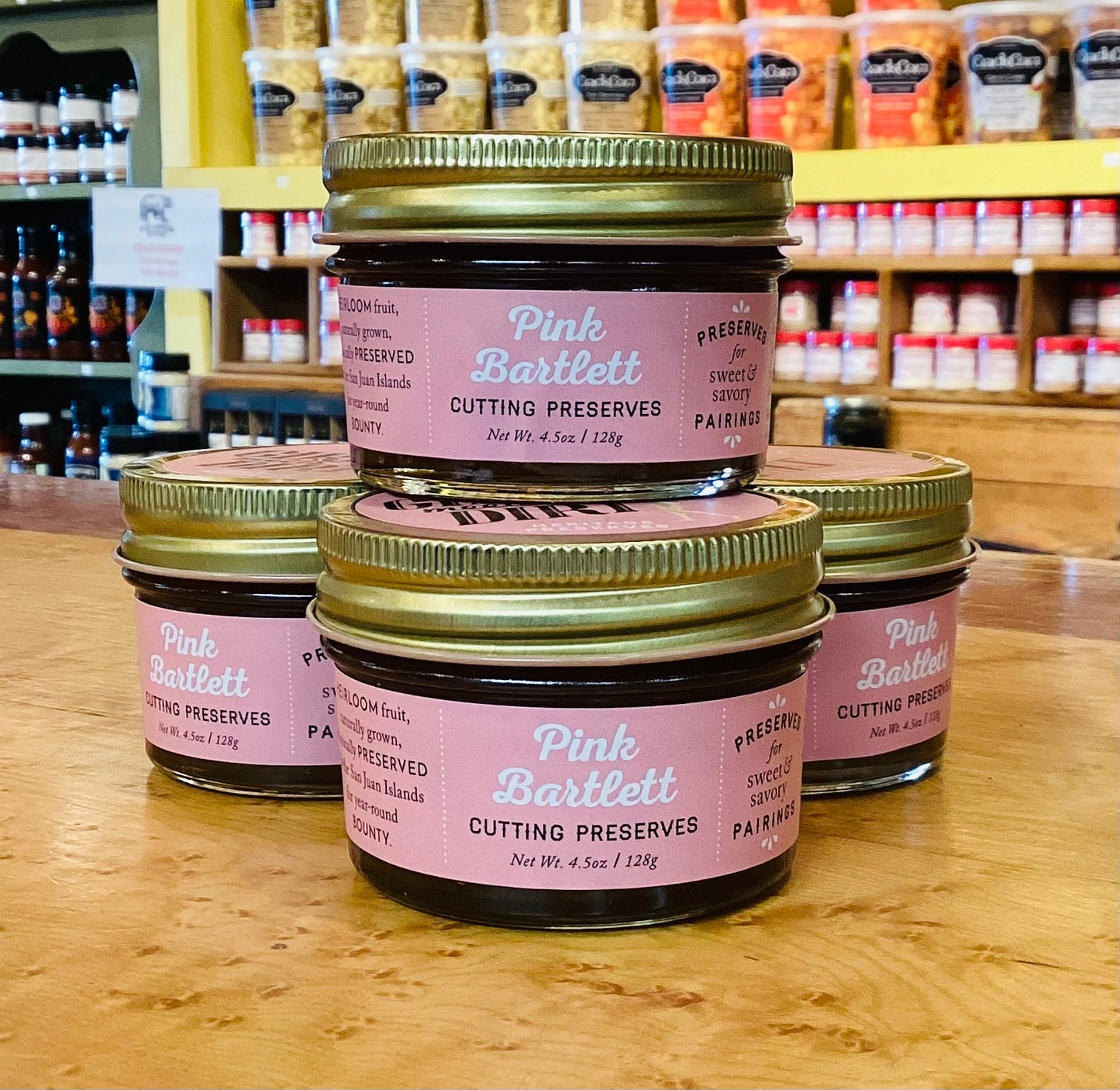 GIRL MEETS DIRT Pink Bartlett Cutting Preserves 4.5oz