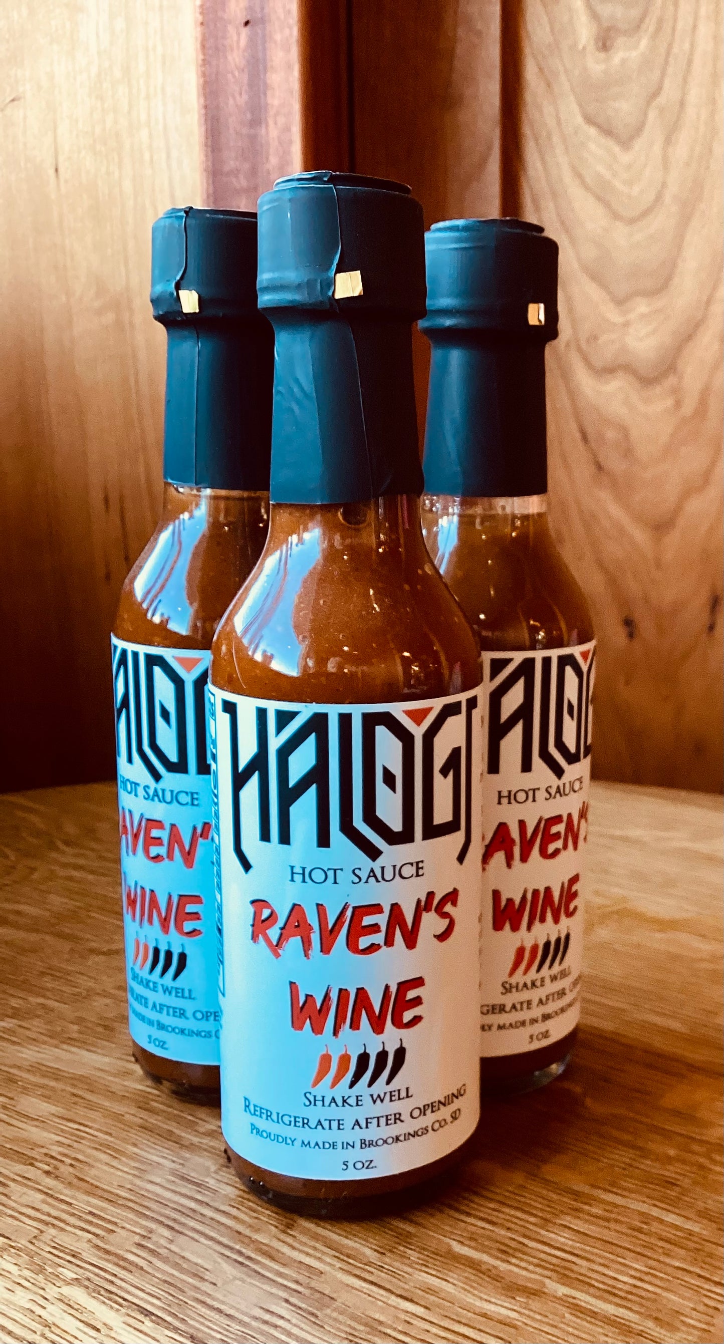 HALOGI HOT SAUCE Raven's Wine