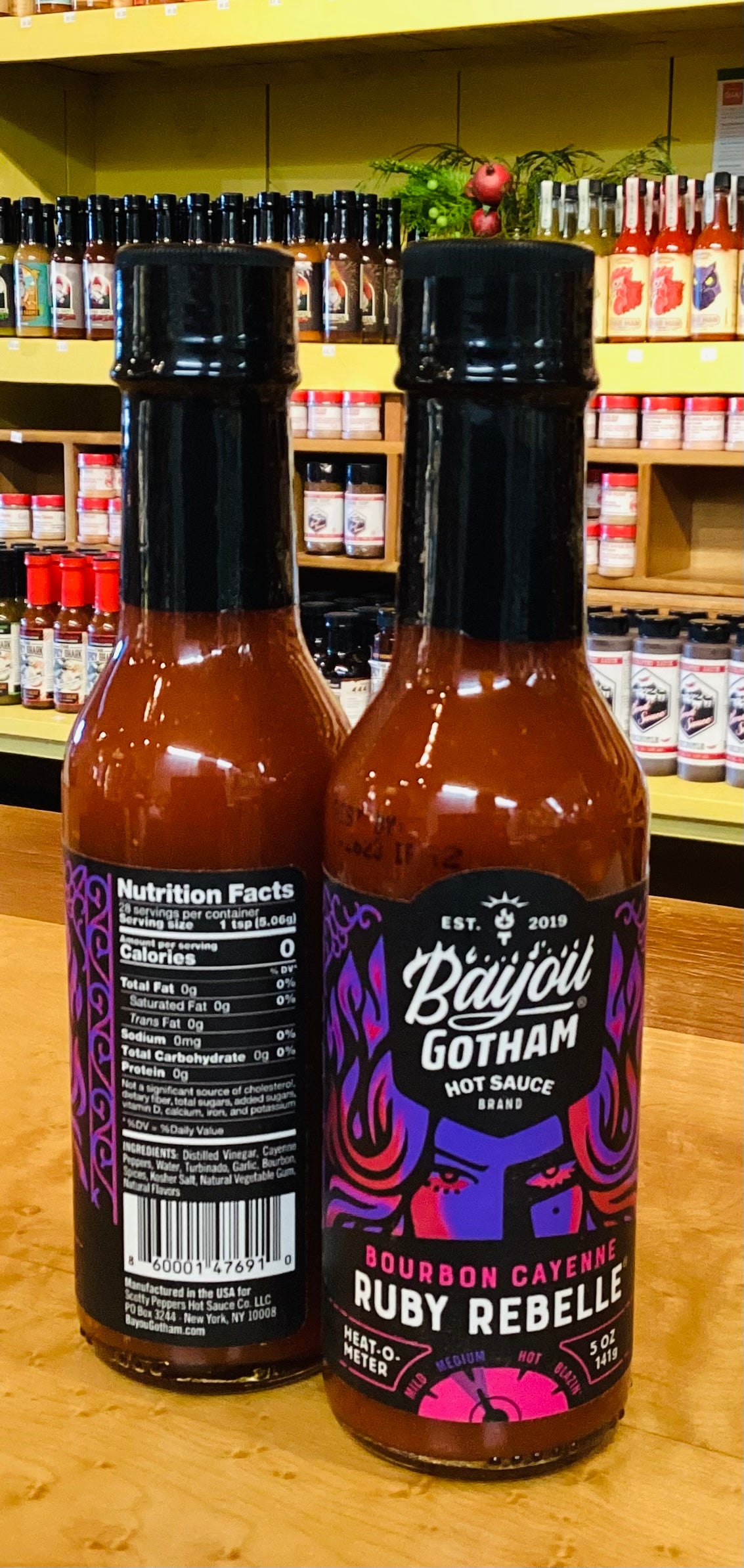 Bayou Gotham Ruby Rebelle Hot Sauce