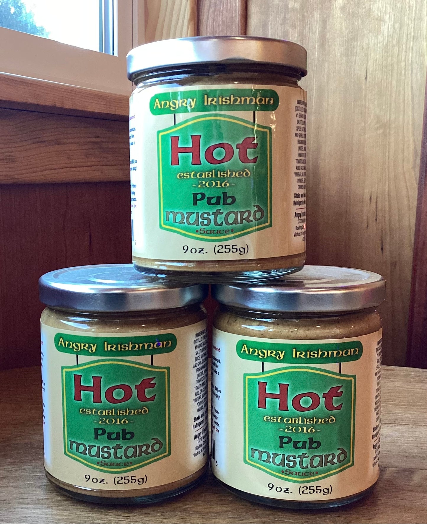 ANGRY IRISHMAN HOT Pub Mustard