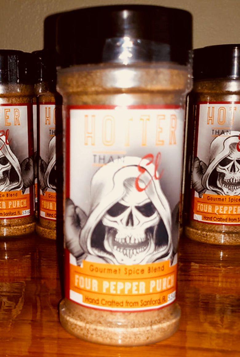 Hotter Than El Four Pepper Punch Seasoning Blend