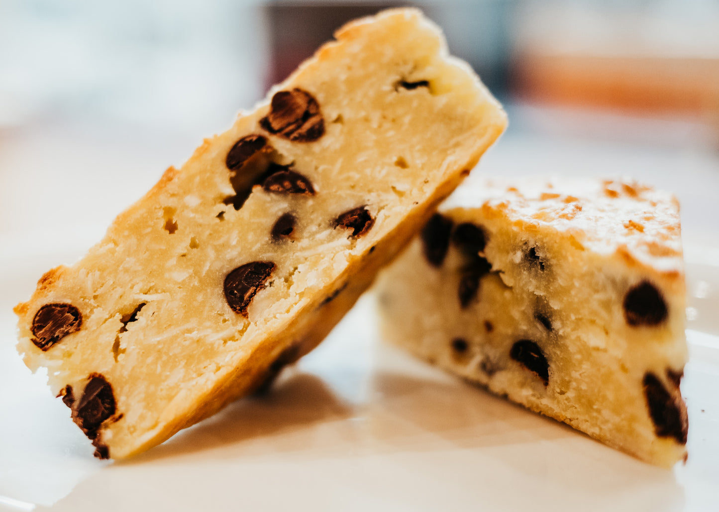 THE COCONUT ONE! COCONUT BLONDIE with DARK CHOCOLATE! 7 oz