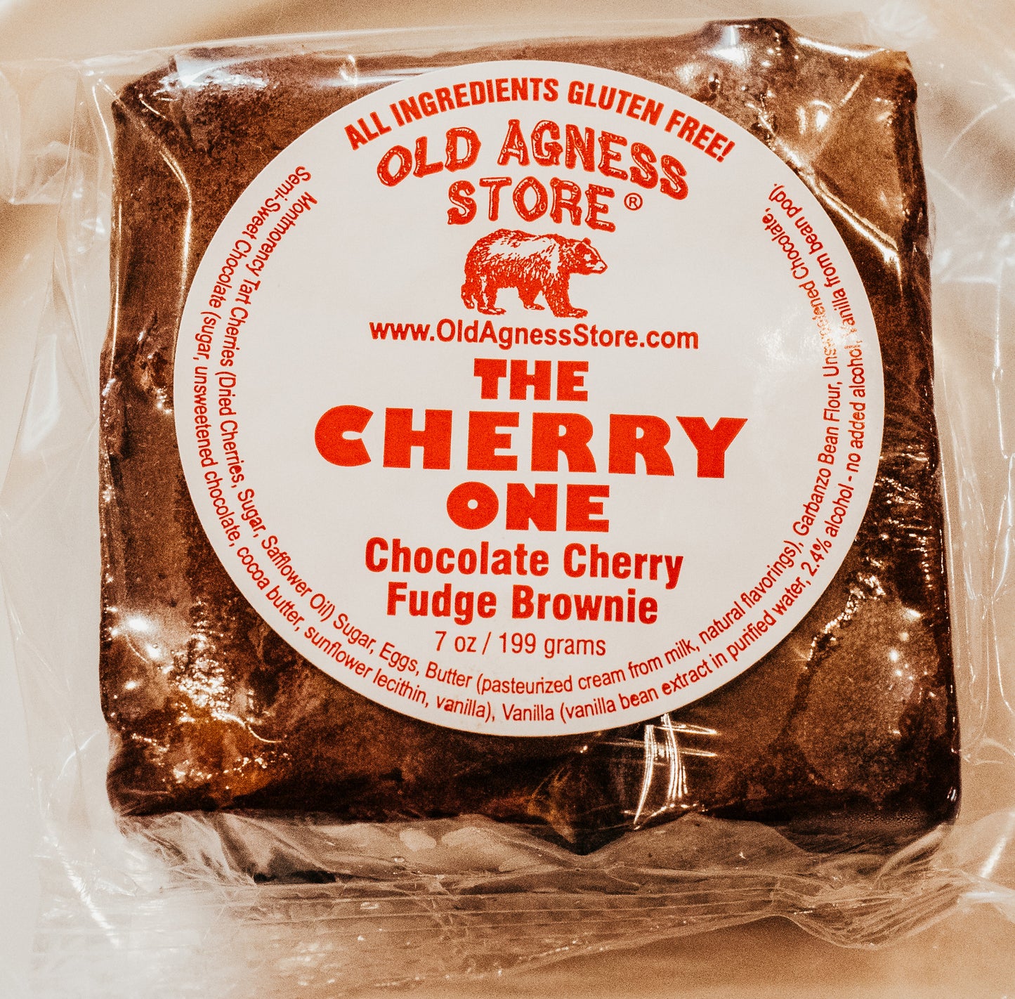 THE CHERRY ONE! CHOCOLATE CHERRY BROWNIE! 8oz