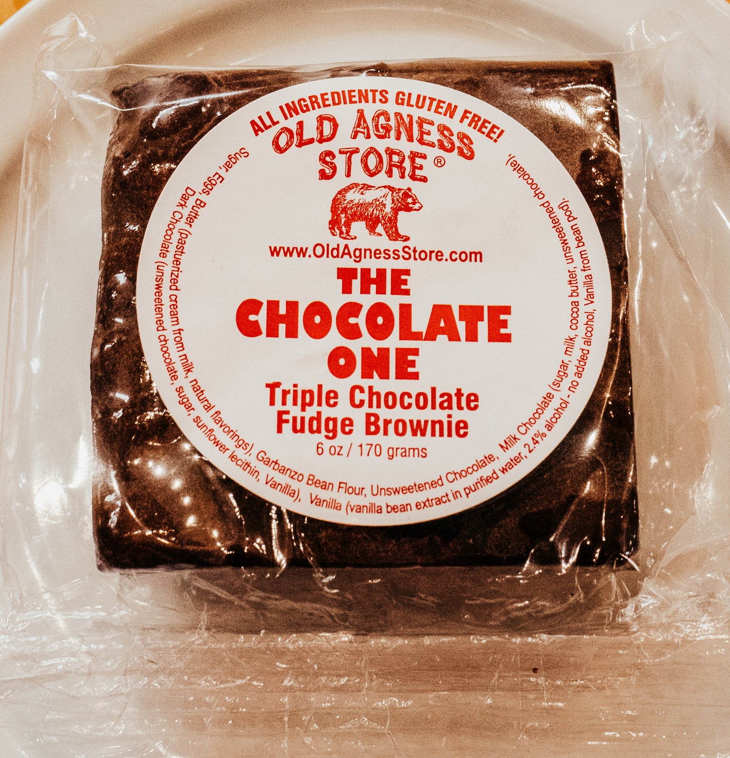 THE CHOCOLATE ONE! TRIPLE CHOCOLATE BROWNIE! 7oz