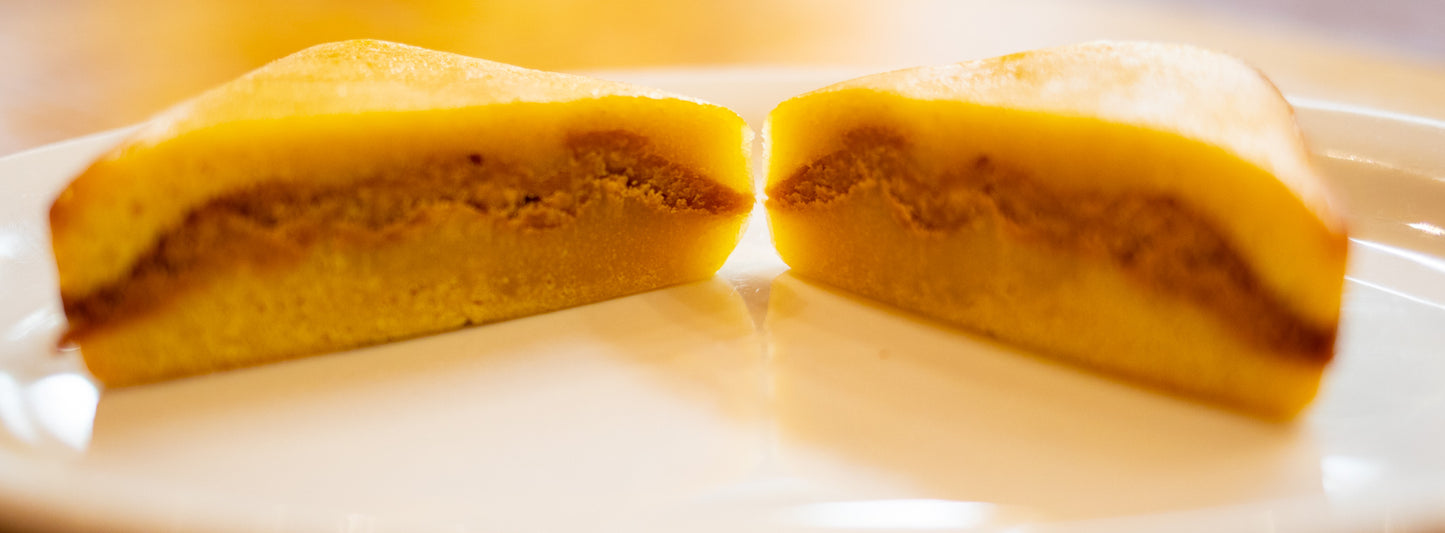 THE NUTTER ONE!  VANILLA BLONDIE with PEANUT BUTTER!