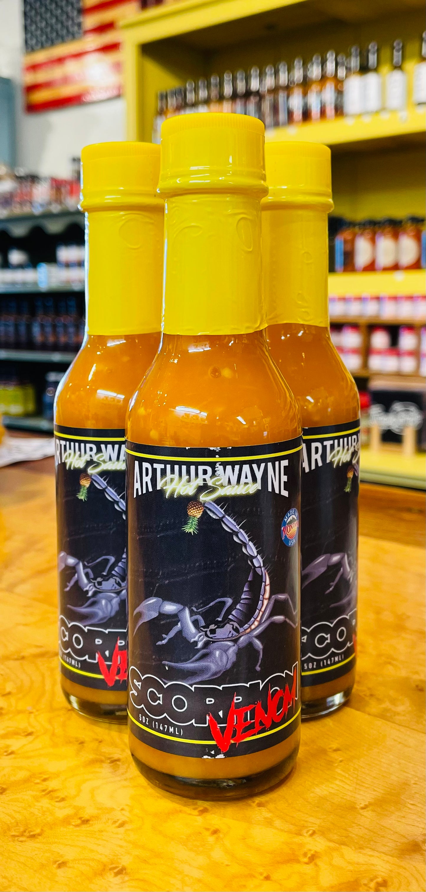 Arthur Wayne Scorpion Pineapple Hot Sauce 5oz