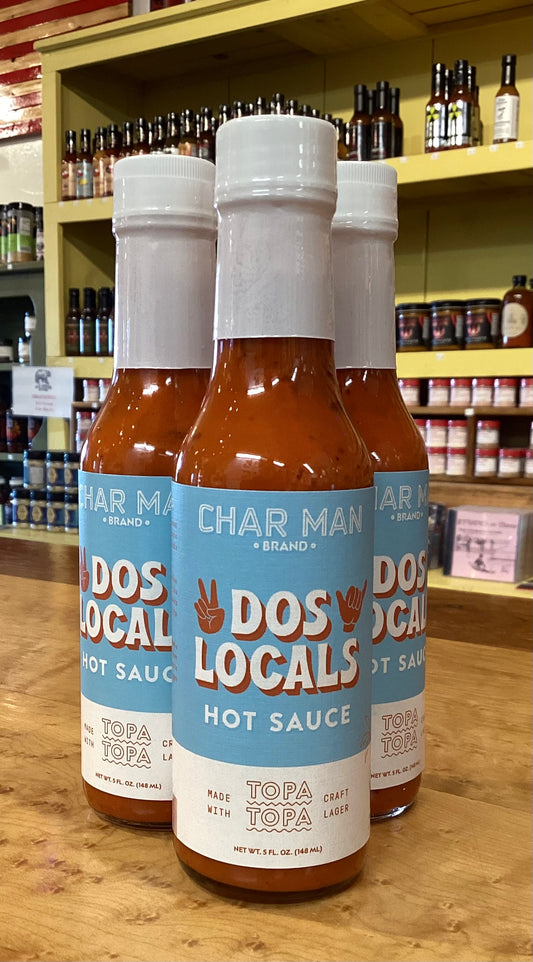 Char Man Dos Locals Hot Sauce