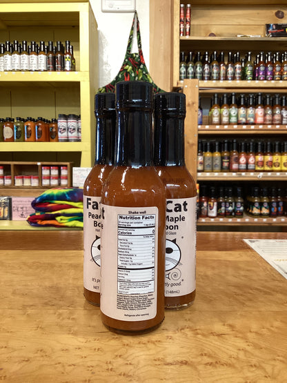 Fat Cat Peach Maple Bourbon Hot Sauce