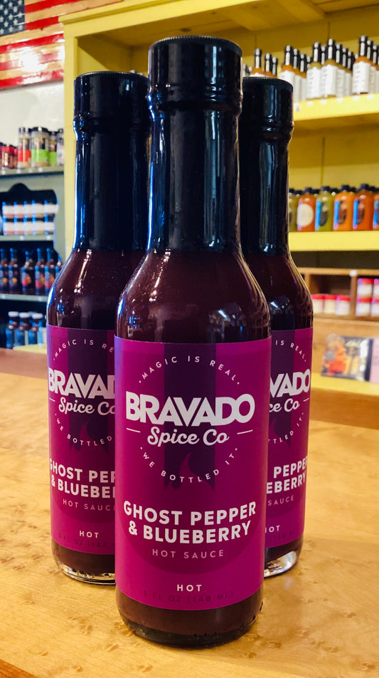 BRAVADO SPICE CO. Ghost Pepper & Blueberry Hot Sauce 5oz