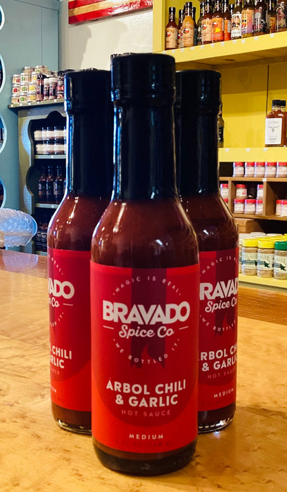BRAVADO SPICE CO. Árbol Chili & Garlic Hot Sauce5oz