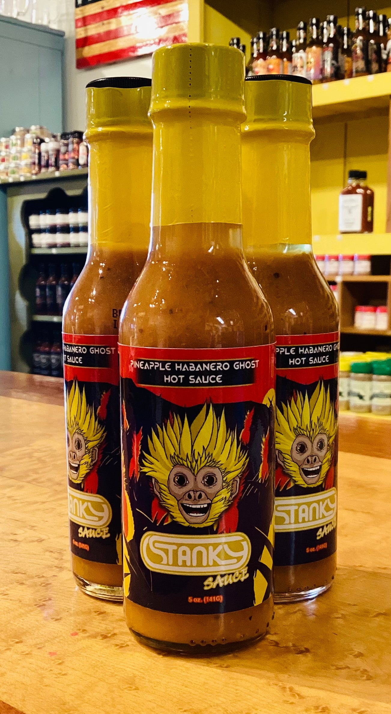 Stanky Sauce Pineapple Habanero Ghost Hot sauce