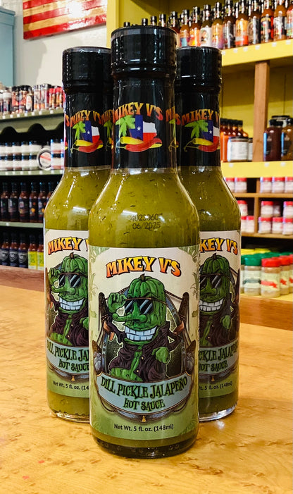 Mikey V's Dill Pickle Jalapeño Hot Sauce