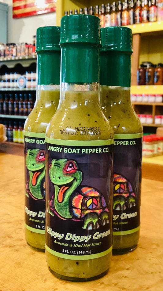 Angry Goat Pepper Co. Hippy Dippy Green Hot Sauce