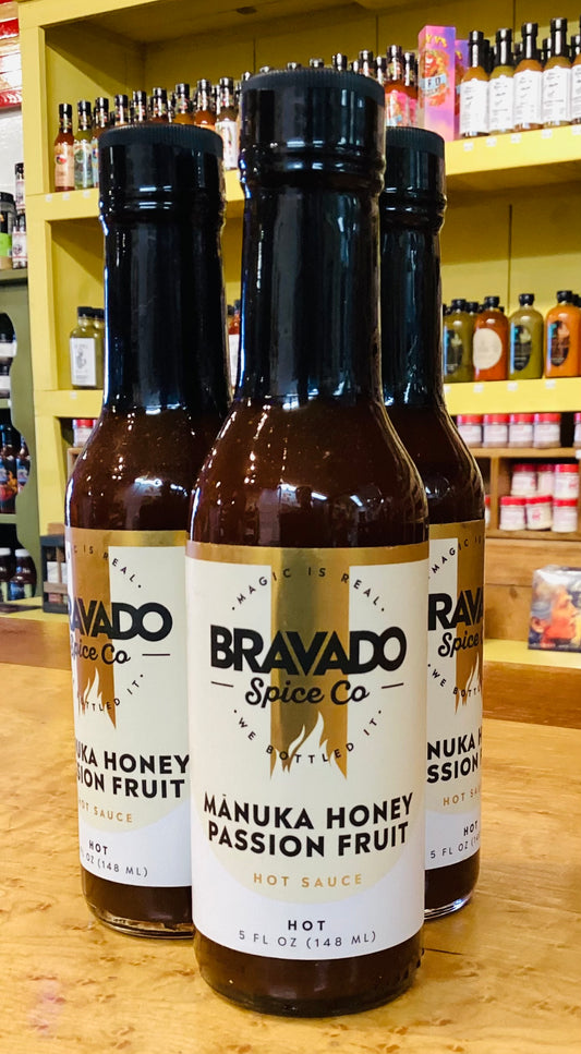 BRAVADO SPICE CO. Manuka Honey Passion Fruit Hot Sauce 5oz