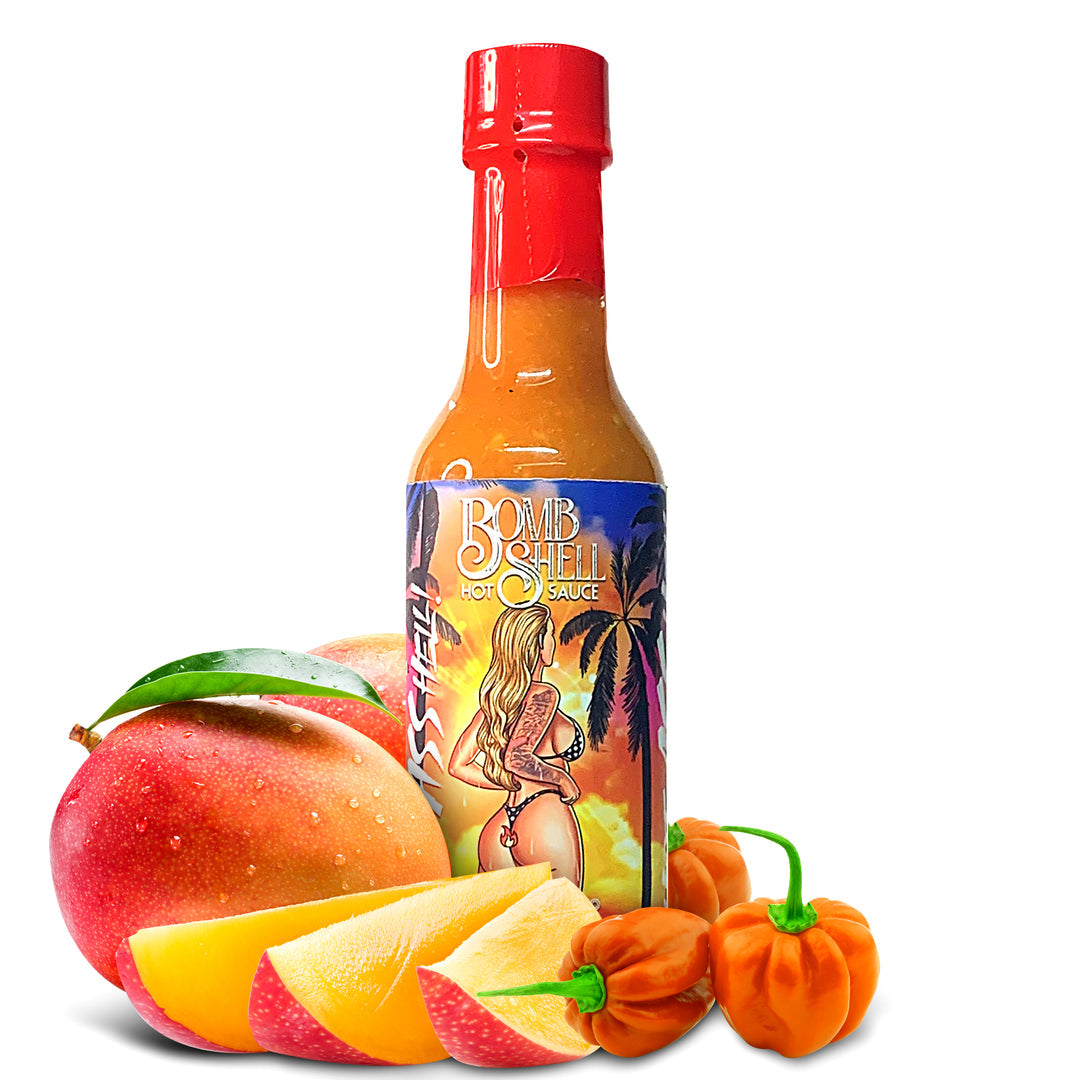 BOMBSHELL Hot Sauce Mango Habanero 5oz.