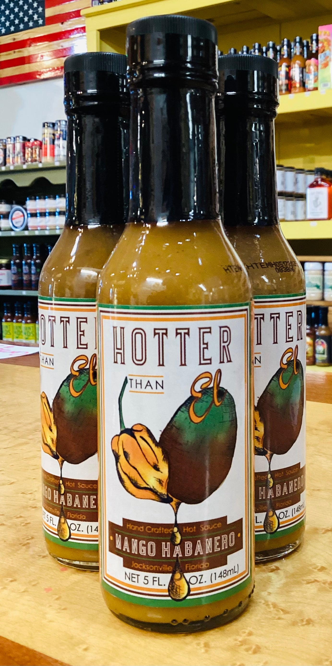Hotter Than El  Mango-Habanero Hot Sauce