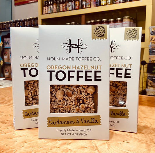 HOLM MADE TOFFE CO. Oregon Hazelnut Cardamon & Vanilla Toffee