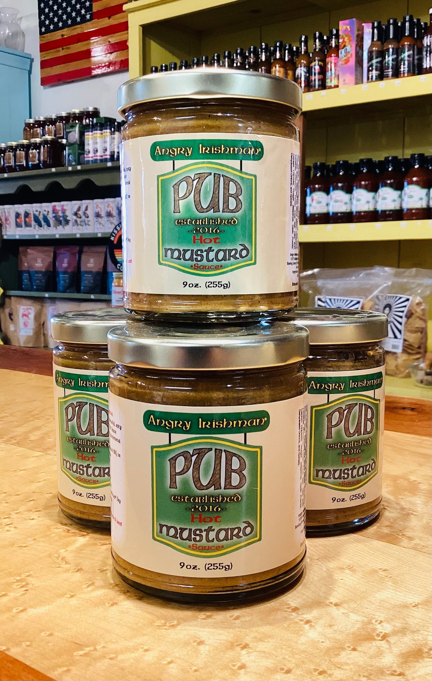 ANGRY IRISHMAN HOT  Pub Mustard