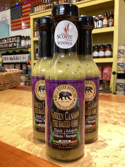 BEAR RIVER BOTTLING Green Canyon Fire Roasted Verde