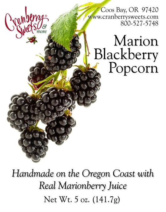 CRANBERRY SWEETS Marion Blackberry Popcorn