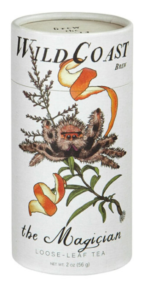 Wild Coast Brew's THE MAGICIAN: Loose Leaf Tea: 2 oz Canister