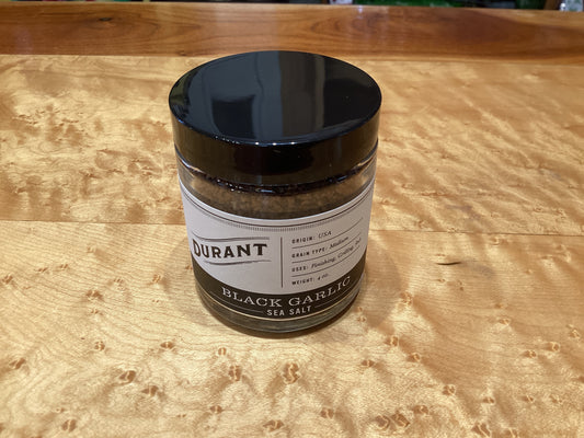 DURANT’S BLACK GARLIC SEA SALT  4 oz