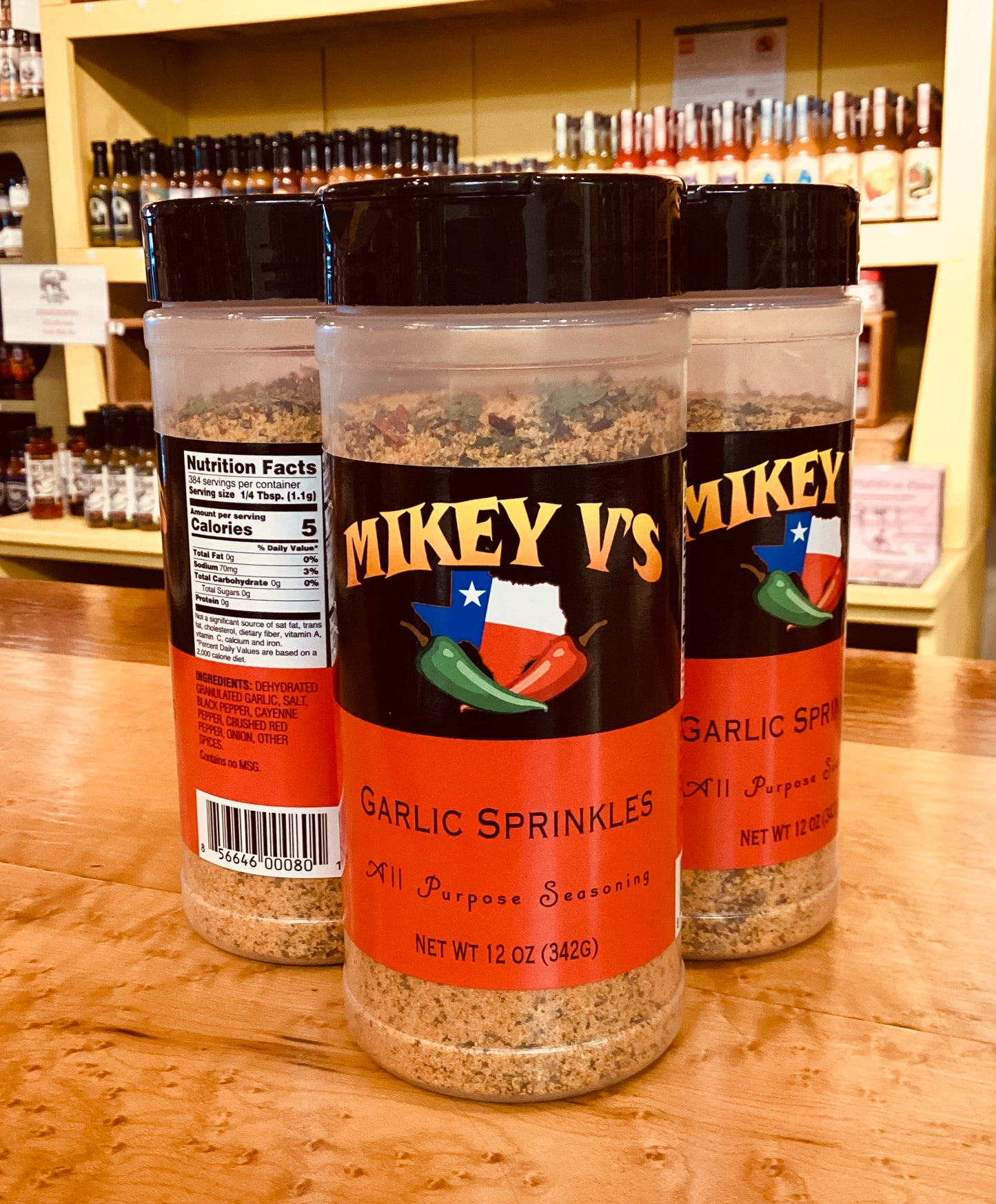 Mikey V’s  Garlic Sprinkles