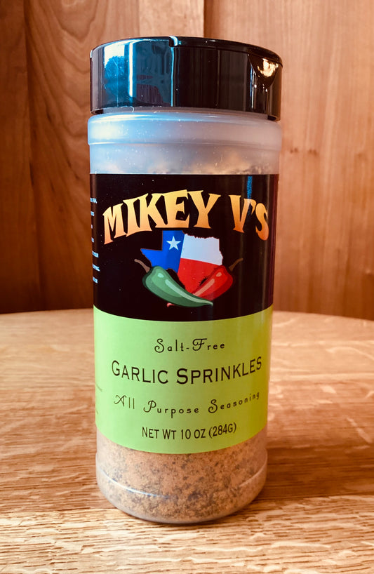 Mikey V’s Garlic Sprinkles Salt Free
